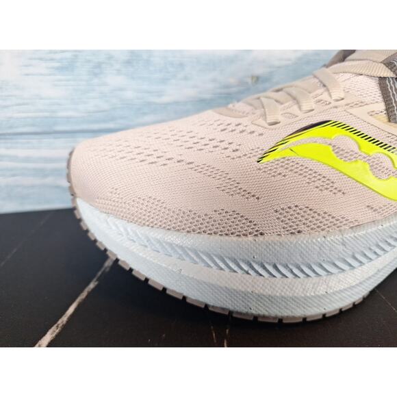 Saucony Triumph PWRRUN+ Running Shoes Beige Yellow Size 8 main image 11